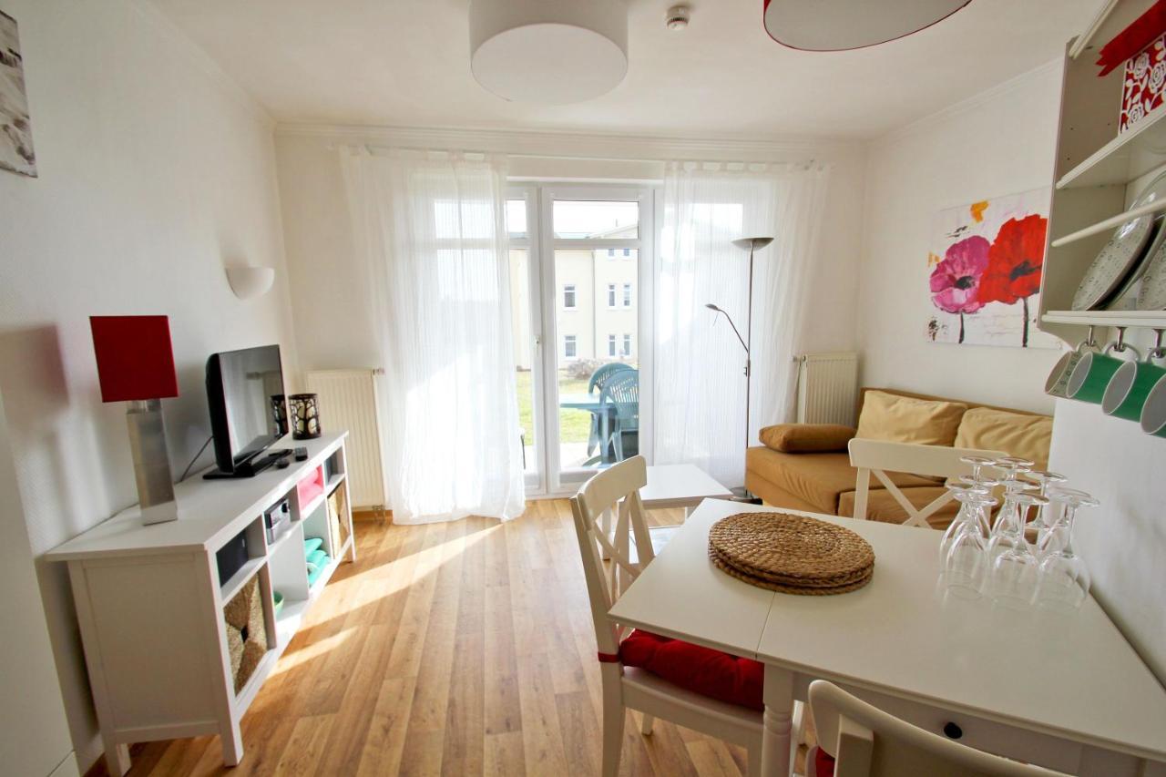 Meeresblick Residenzen FeWo 32, inklusive Sauna und Schwimmbadnutzung im AHOI Sellin Goehren  Exterior foto